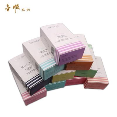 China Recyclable Corrugated Biodegradable Small Cosmetic Box Bottle Packaging Cosmetic Box For Cosmetic Jars for sale