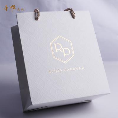 China White Recyclable Wholesale Shopping Paper Bags With Logos Wedding Luxury Elegant Bridesmaid Gift Packaging Bag for sale