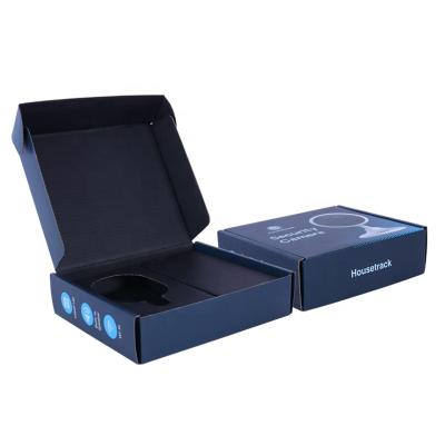 China Hot Sales Fancy Advertisement Box Recyclable Carton Blued Foldable Flat Luxury Consumer Electronics Package Camera Packaging Box for sale