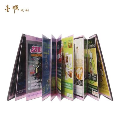 China paper & Magnet User Manual Cardboard Customized Instructions Black Folding Paper Printing for sale