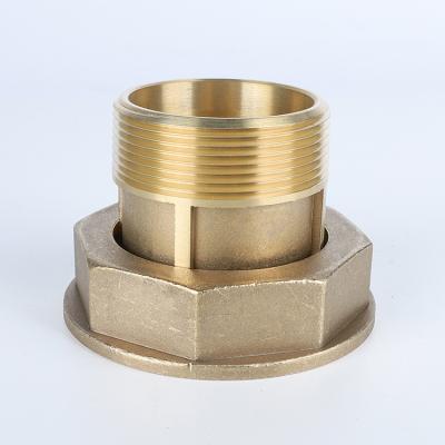 China Industry High Precision Forged Water Fitting Brass Pneumatic Air Hose Threaded To Pipe Garden Water Fitting Connectors for sale