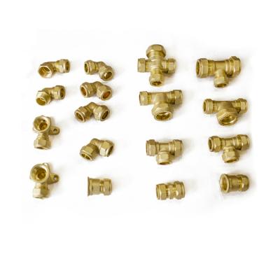 China Industry Pipe Adpater Pipe Fitting Brass Male Female Material Brass Fitting Brass Plumbing Fittings for sale