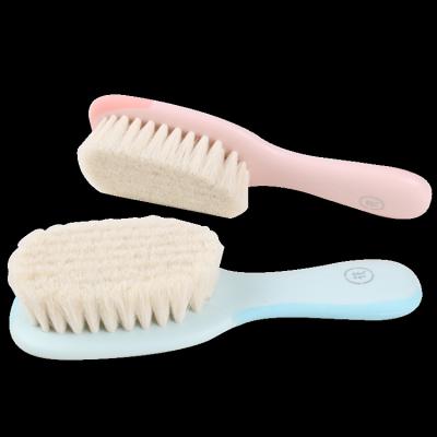 China 100% Nature Private Label Cleaning Brush Baby Goat Custom Plastic Hair Brush Nondisposable Wholesale for sale