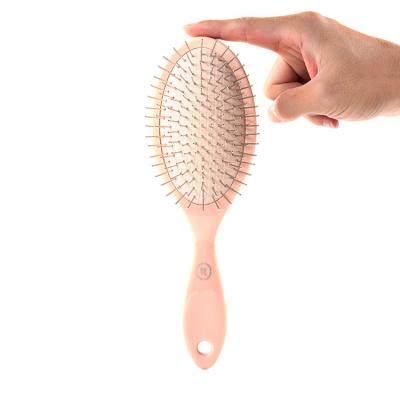 China Plasticsteel Comfortable Needle Brush Non-Stick Hair Brush OEM Bristle Hair Scalp Massager Brush for sale