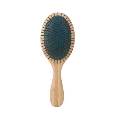 China Bamboo Hair Brush Eco Static Natural Bamboo Paddle Wooden Scalp Massage No Tip Comb Bamboo Hair Brush Custom Logo for sale