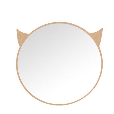 China New Design 360 Degree Full Rotating Makeup Mirror Concise Style Table Top Magnifying Hot Selling Decorative Mirror for sale