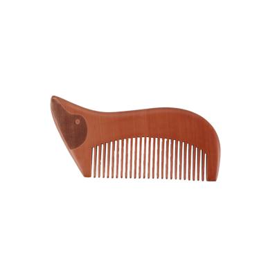 China Fashionable Appearance Personalized Custom Natural Pocket Detangling Anti-Static Wooden Hair Comb For Curly Thick Wavy Straight Hair for sale