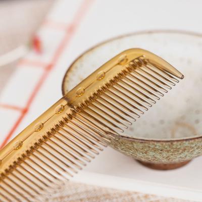 China Plastic Straight Hair Home Comb With Handle For Teasing Hair for sale