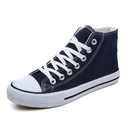 China CUSHIONING Wholesale 2022 Womens Classic Canvas High Top Sneakers High Trending White Casual Skateboarding Shoes For Mens Sneakers Custom OEM for sale