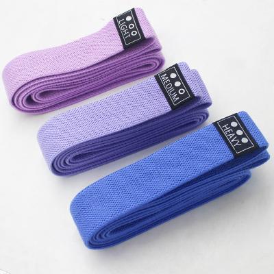 China 2022 Eco-friendly 2m Elastic Hip Circle Fabric Resistance Bands Set For Strength Training Home Fitness for sale