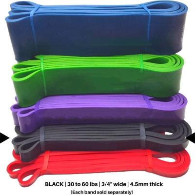 China Eco-Friendly Pull Up Gym Rubber Band Resistance Bands Different Types Of Latex Resistance Bands Loops Home Exercise Resistance Fitness Band Set for sale