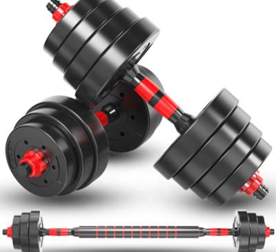 China Dumbbell Kettlebell Mancuernas 20kg Dumbbell Adjustable Weightlifting Set Fitness Exercise Cement Home Gym Fitness Equipment for sale