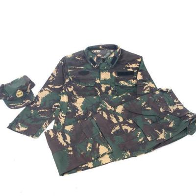 China Abrasion-resistant 220gsm cotton twill fabric for work wear, medical uniform, military school uniform camouflage fabric for sale