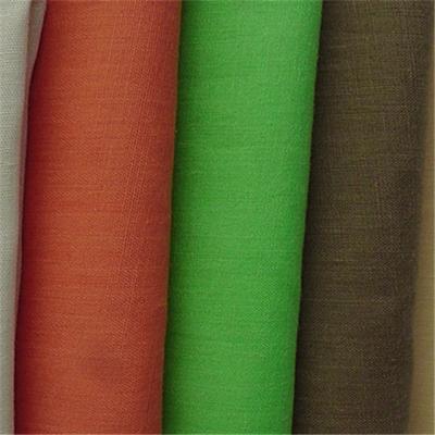 China Blackout Good Quality 100% Woven Cotton Fabric Shirt Dyed Linen Fabric for sale