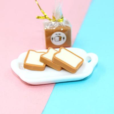 China Preschool Kids Toys 1:12 Scale Set Dollhouse Miniature Food Bread Toast Dolls Kids Kitchen Accessories 4 Bags/Resin Set Toys for sale