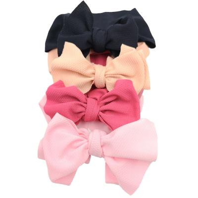 China Popular Fashion Baby Bow Headband Headwrap Turban Knot Wide Twisted Headwrap Headband for sale