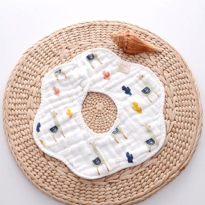 China Antibacterial New Design Ins Cotton Toddler Organic Kids Drool Bib Apron Bandana Waterproof Colorful Baby Bibs Wholesale for sale