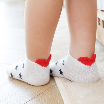 China Custom QUICK DRY Logo Manufacturer Baby Slipper Ankle Kid Cartoon Sock Sports Comfortable Boy Cotton Ankle Socks for sale