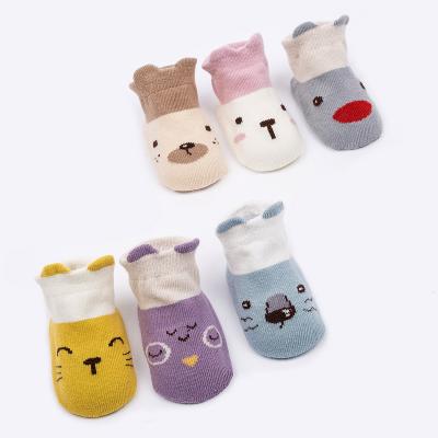 China QUICK DRY Kids Cartoon Three-Dimensional Newborn Baby Socks Infant Socks No-slip Cotton Infant Socks for sale