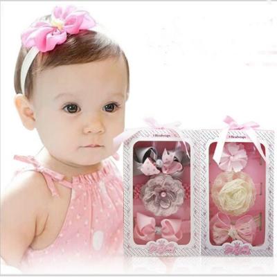 China Soft 3Pics/set Children European and American Baby Headbands Top Selling Elastic Baby Headband Photo Photography Props for sale