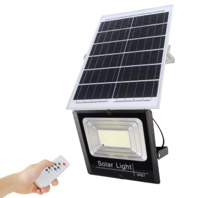 China Wide Panel System Battery High Brightness Area Illumination Outdoor Solar Wall Light Led 300w 200w Solar Flood Light for sale