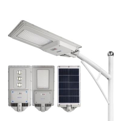 China Wide Control Ip65 Illumination Area Auto Solar Outdoor Road 30w 60w 90w 120w Integrated All In One Led Street Light for sale