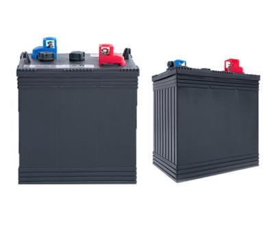 China JIS 6V 210Ah Lead Acid Leisure Battery Plate Flooded Flat Tubular Battery for sale