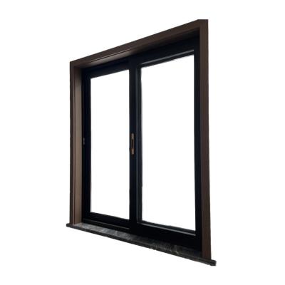 China Sliding Aluminum Window Modern Double Glazed Windproof Customized Sliding Window For Home for sale