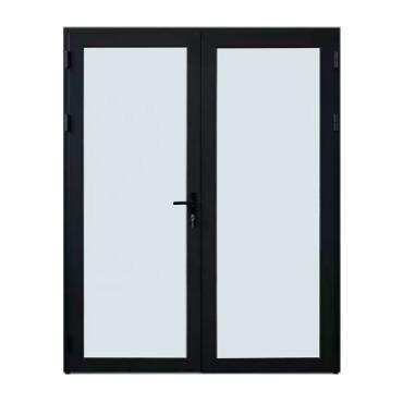 China Heat Insulation Advance The Industry Good Prices French Doors Customized Double Size Hurricane Impact Swing Door Aluminum Exterior Patio Doors for sale