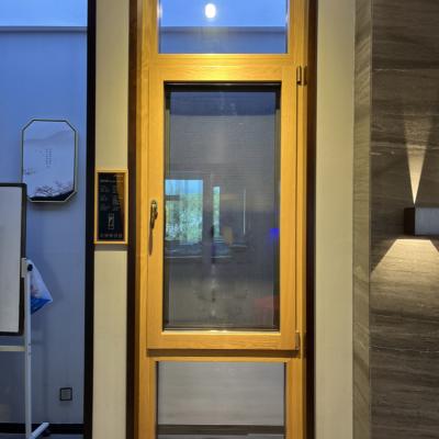 China Duhwyn Swing Casement Window Thermal Break Aluminum Clad Wood Window Modern Style for sale