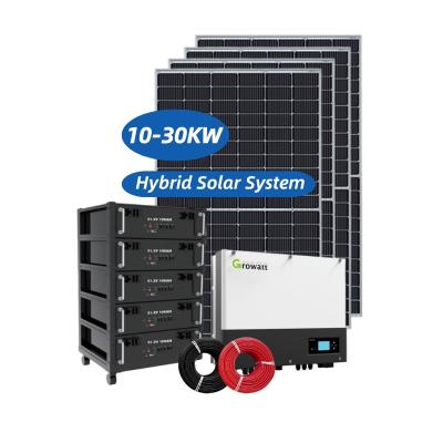 China Home Hybrid Photovoltaic Home Off Grid Systems 5kwh 10kwh 15kwh 20kwh 25kwh 30kwh Home Solar System Solar Power Kit for sale