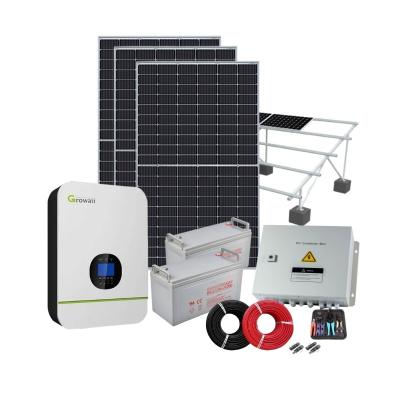 China Competitive Price Energy Storage Home Panel Kit Panels Home Off Grid Solar Systems for sale