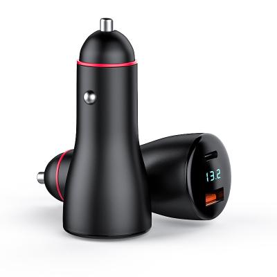 China Fast Type C Port PD CAR KPS-CC01 Car Charger 65W USB Car Charger Charger for sale