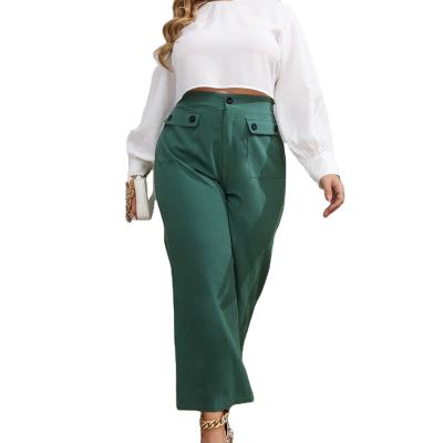 China Anti-Static Casual Fashion Long Style Plus Size High Waist Women Pants Trousers For Ladies for sale