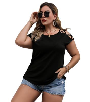 China Loose High Quality Polyester Oversized Short Sleeve Top Women's Breathable T-Shirts Wholesale for sale