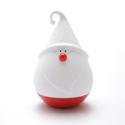 China ABS Drop Shipping Color Touch Led Night Light Night Lamp Led Night Lamp PVC Snowman Light Lamp for sale