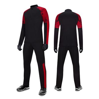 China OEM Breathable Football Club Custom Wholesale Forming Loose Black Tracksuit For Men And Women Handsome for sale