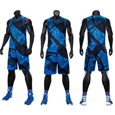 China Hot Selling Antibacterial Fully Sublime Reversible Basketball Summer Sport Wear Customized Basketball Jerseybasketball Uniform Clothes for sale