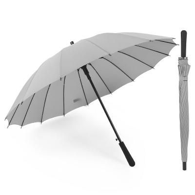 China All In 1 Gray Color Cheap Umbrella Logo Promotional Straight Umbrellas Custom Made With Pongee Fabric From China Umbrella Company for sale