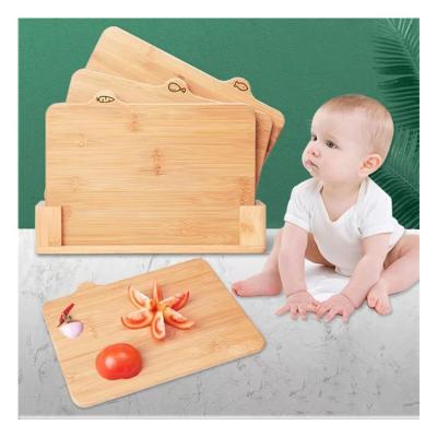 China Sustainable custom logo factory manufacturer kitchen wood chopping board bamboo cutting board set for Meat, Veggies, Fruits for sale