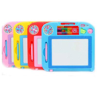 China Educational Toys Reusable Erasable Plastic Board Magnetic Children's Enrollment 3d Portable Magic Drawing Board Magnetic Slate Board for sale