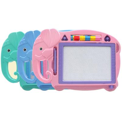 China Enducational Toys Color Cute Elephant Educational Plastic Kids Drawing Board Magnetic Erasable Desktop Drawing Board for sale