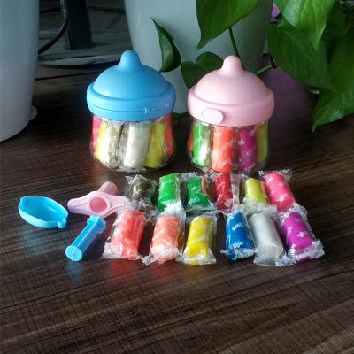 China Flour Clay Plastic Mud Play Dough Educational Toy Modeling Super Clay Air Play Dough Toy for sale