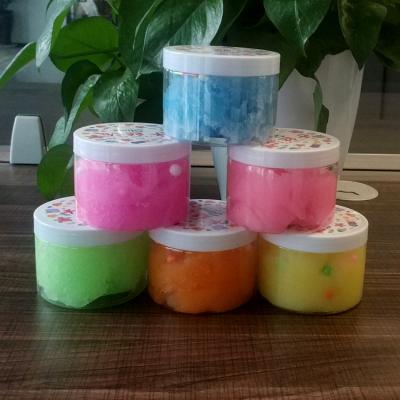 China Non-Toxic Kids Unicorn Mud Kit Supplies Accesorios De Fluffy Mud Glitter Making Slime Silk Mud TK7752 for sale