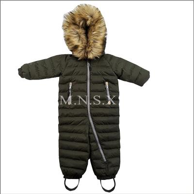 China NEW Breathable Solid Color Boy's One-Piece Waterproof And Windproof Children's Suit Snow Overalls Snowsuit Skiing Snowsuit for sale