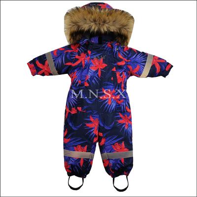 China Custom QUICK DRY one-piece unisex colorful print snowsuit ODM winter snowsuit kids waterproof children for sale