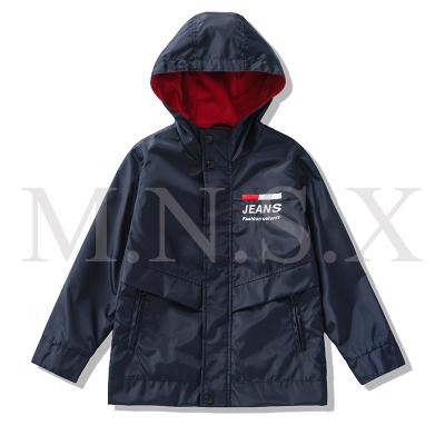 China Waterproof kids spring and fall clothes kids breathable windproof jacket with fashion printed letters for boys jacket for sale