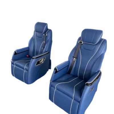 China Alpha Four Sleep Headrest Aircraft Vehicle Seat With Ventilation Heating VIP Adjustable Leather Seats For Mercedes Vito Viano Metris V-Class Sprinter for sale