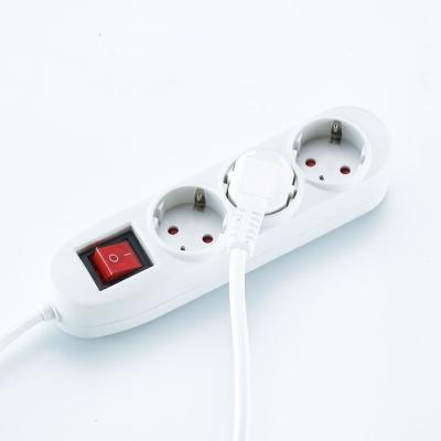 China PP Smart 3 Outlet Electrical Power Extension Strip With Type-A And Type-C USB Port Socket Power Cube Usb Strip for sale