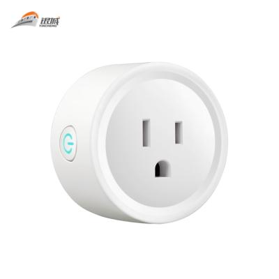 China Residential/Multipurpose wifi smart plugs work with alexa and google APP auxiliary control voice smart socket for sale